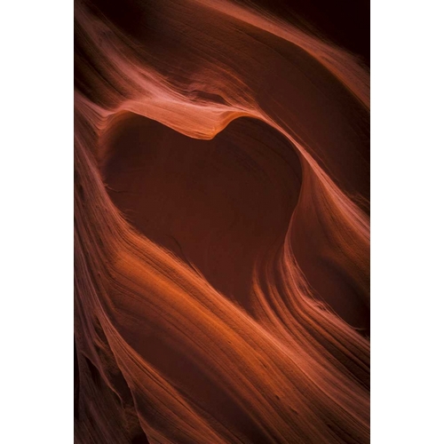 AZ, Canyon X Heart shape in sandstone rock